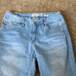 Light wash jeans